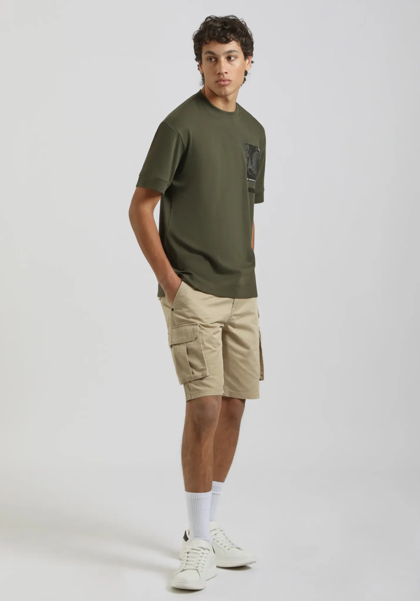 Bermuda cargo 100% cotone