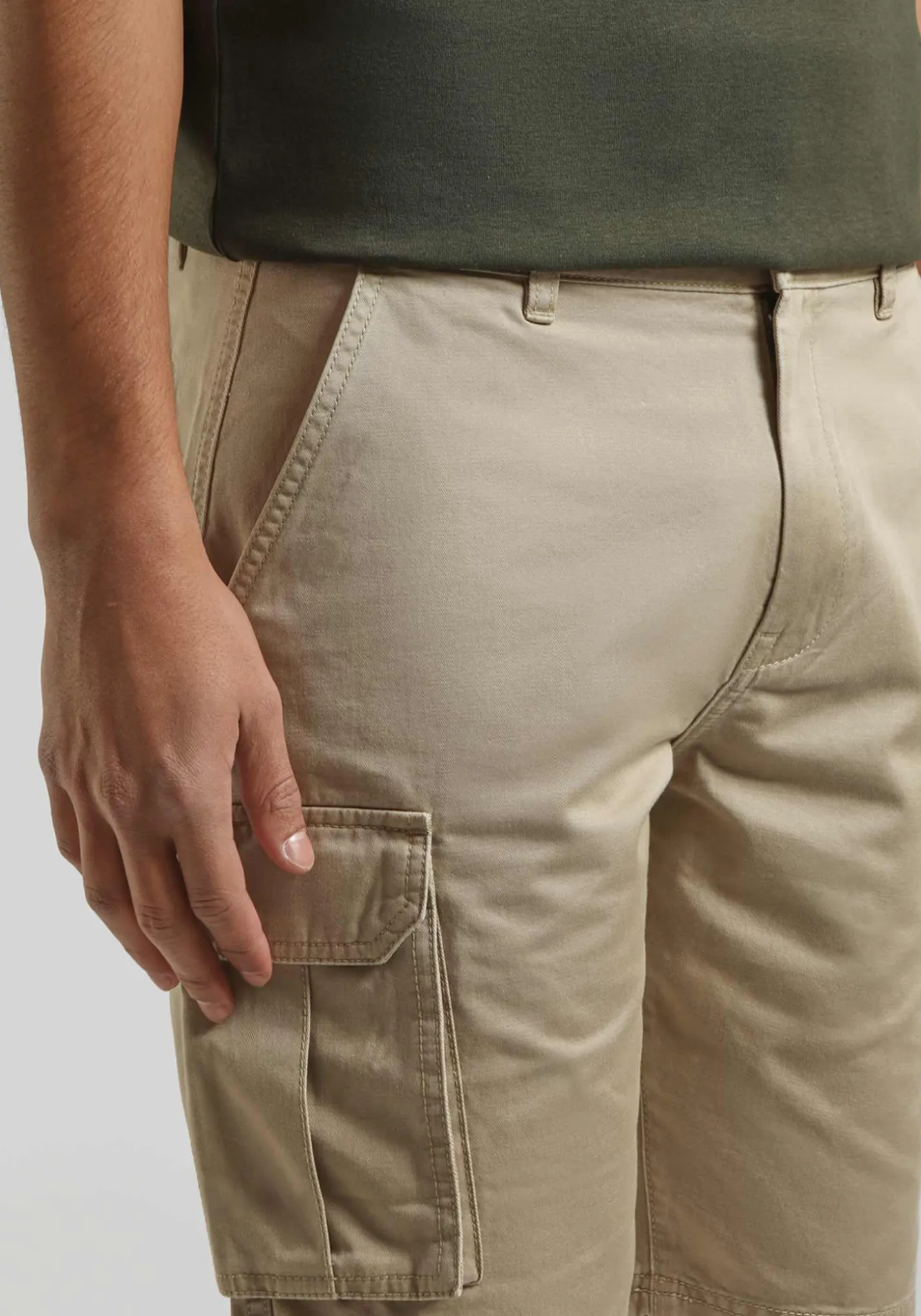 Bermuda cargo 100% cotone