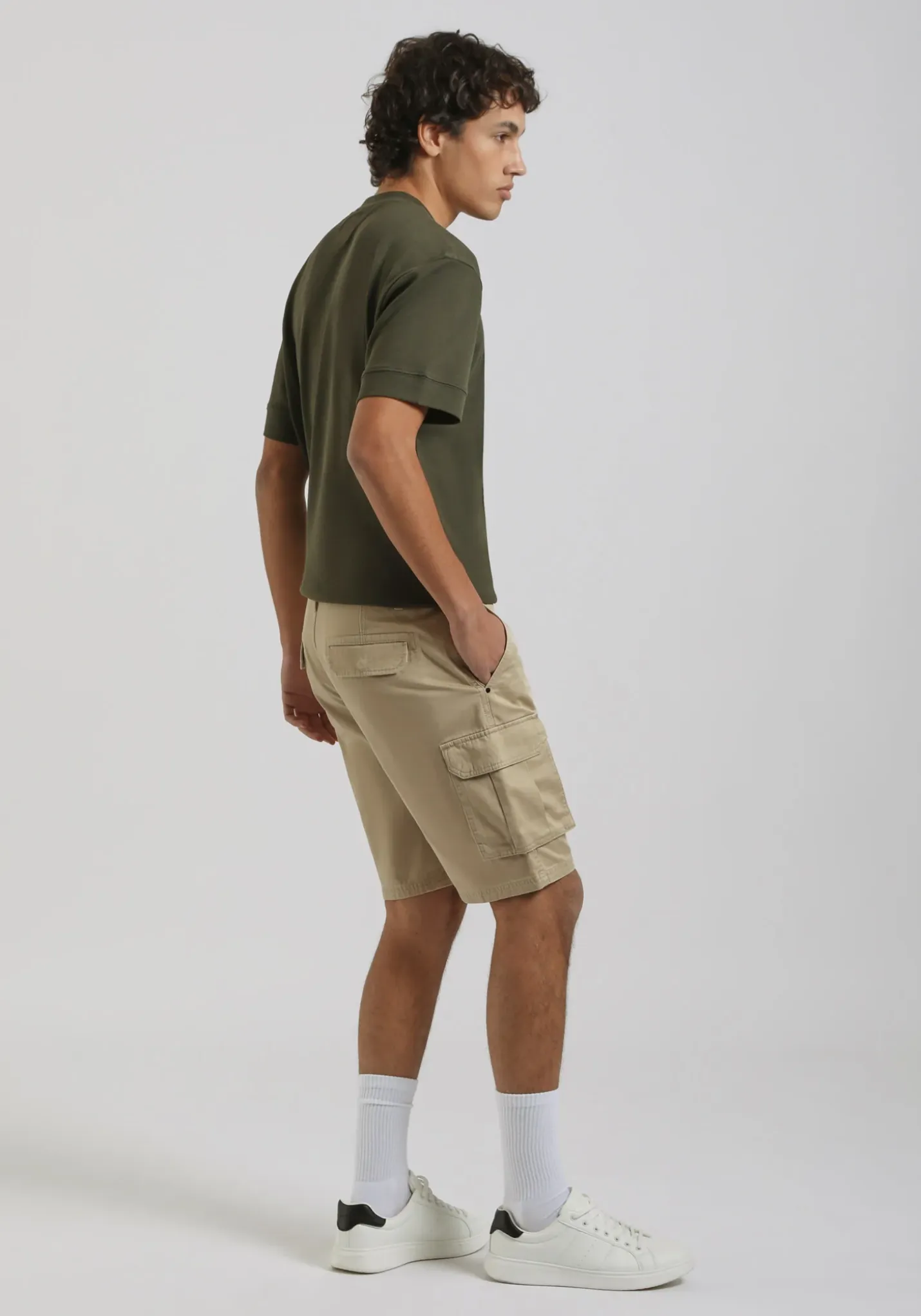 Bermuda cargo 100% cotone