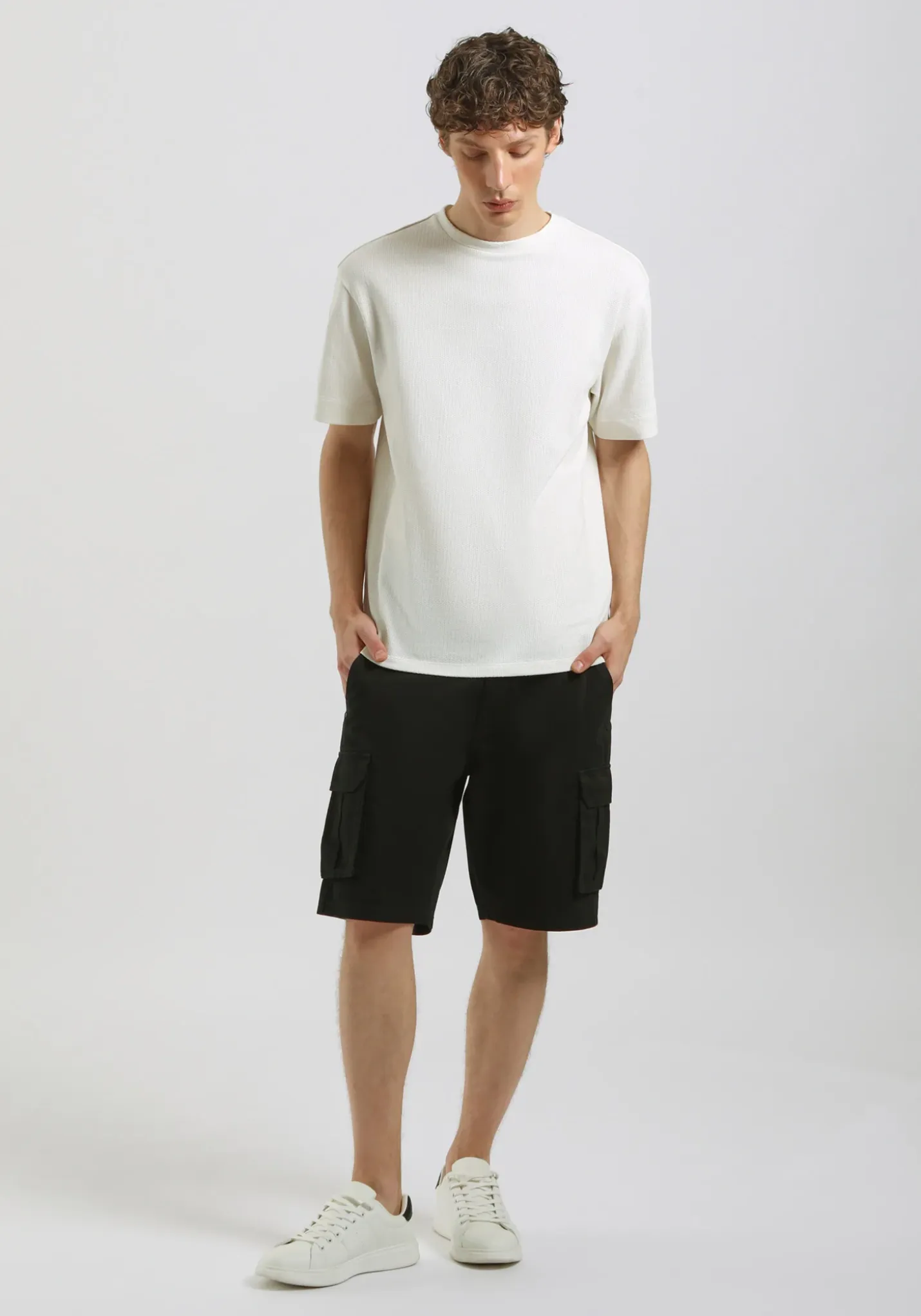 Bermuda cargo 100% cotone