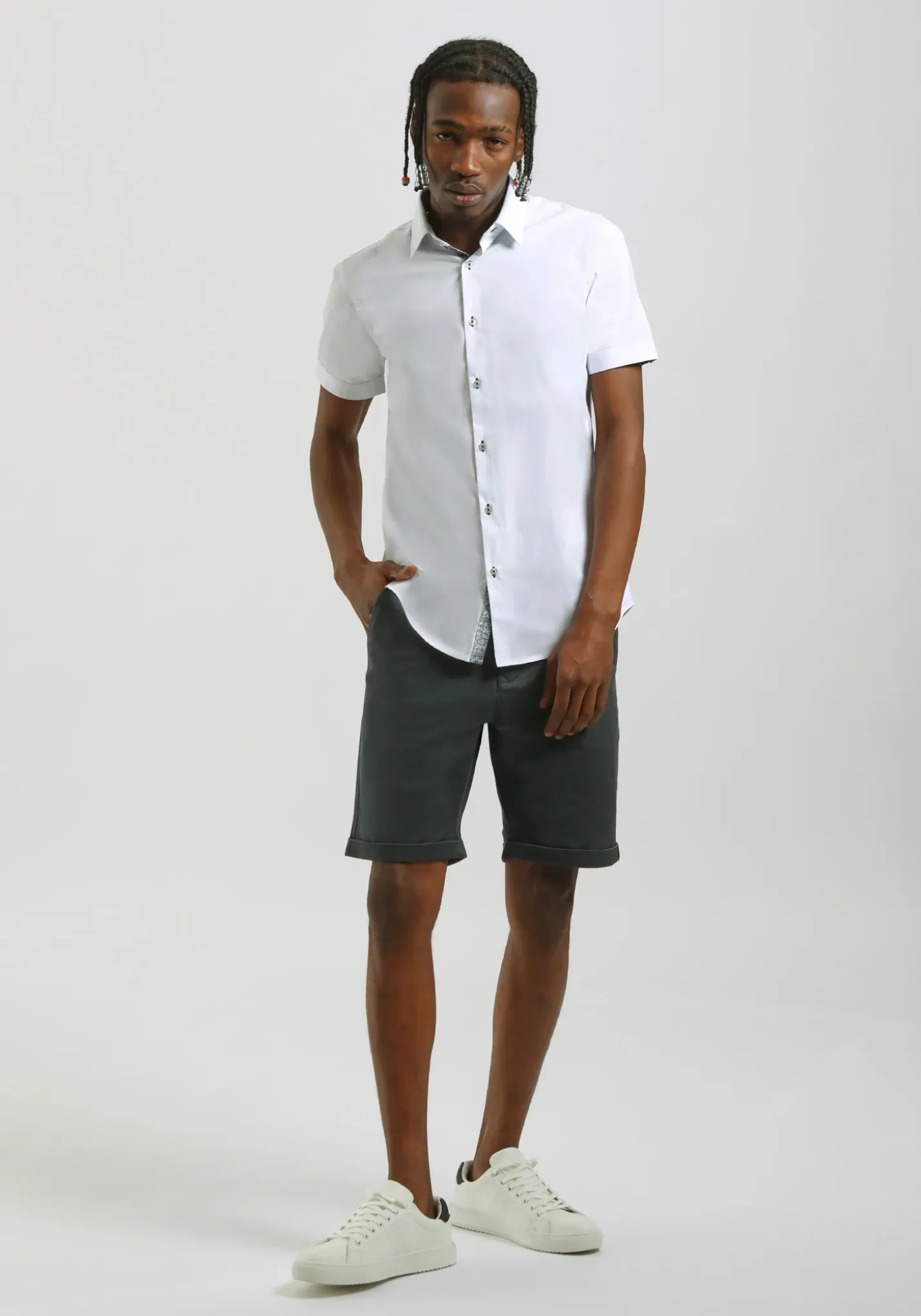 Bermuda chino in cotone