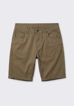 Bermuda cinque tasche in cotone