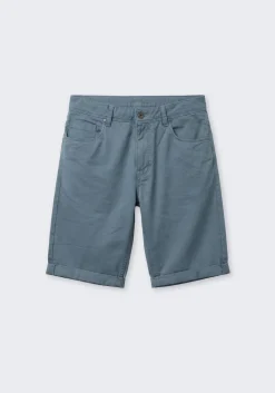 Bermuda cinque tasche in cotone
