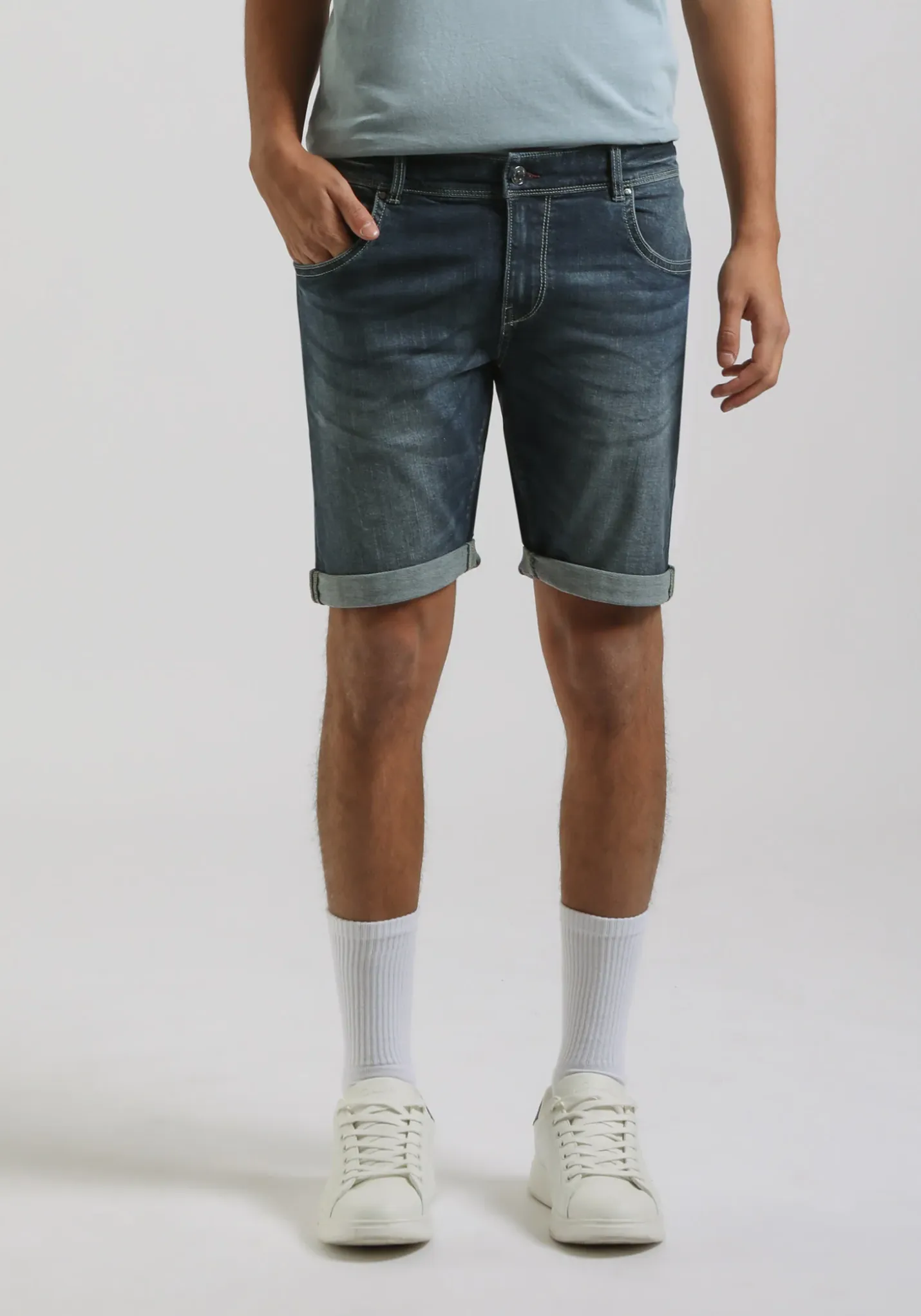 Bermuda di jeans slim fit