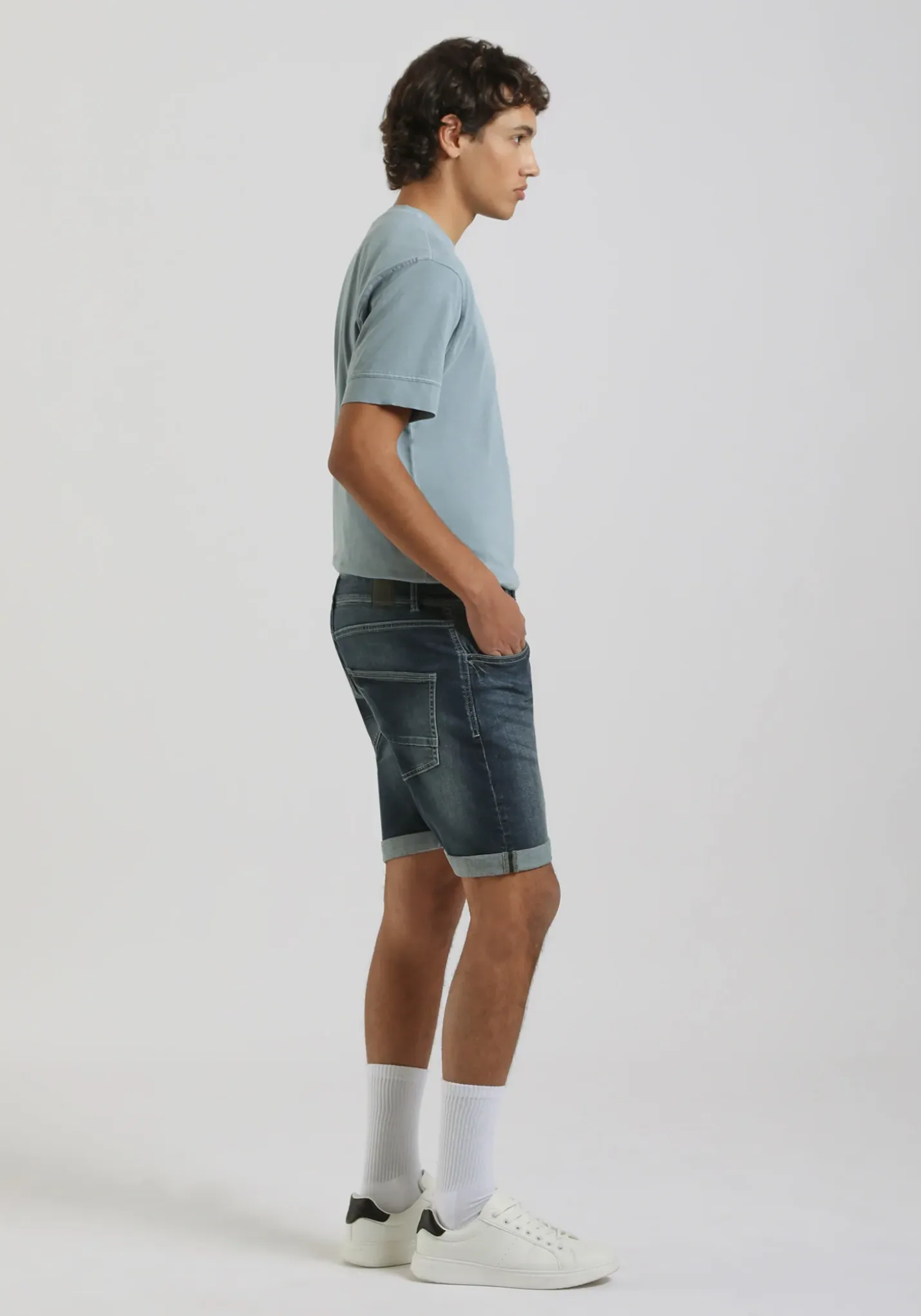 Bermuda di jeans slim fit