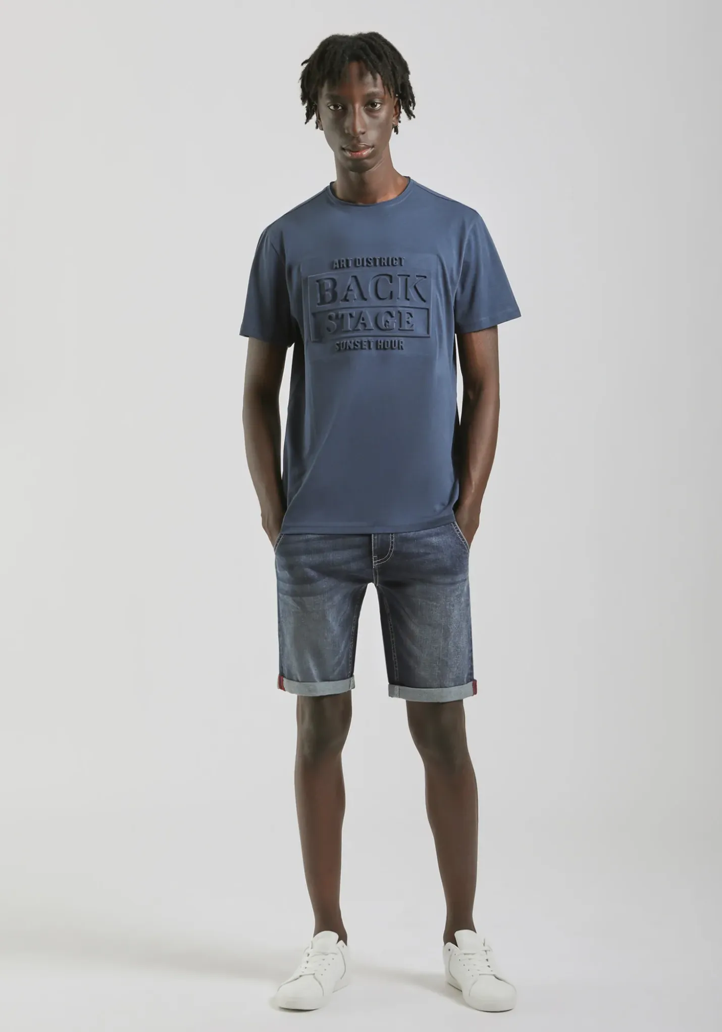 Bermuda di jeans slim fit