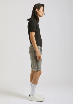 Bermuda di jeans slim fit grigio