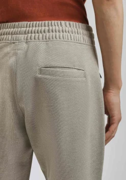 Bermuda in felpa con trama