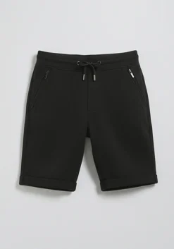 Bermuda in felpa con trama