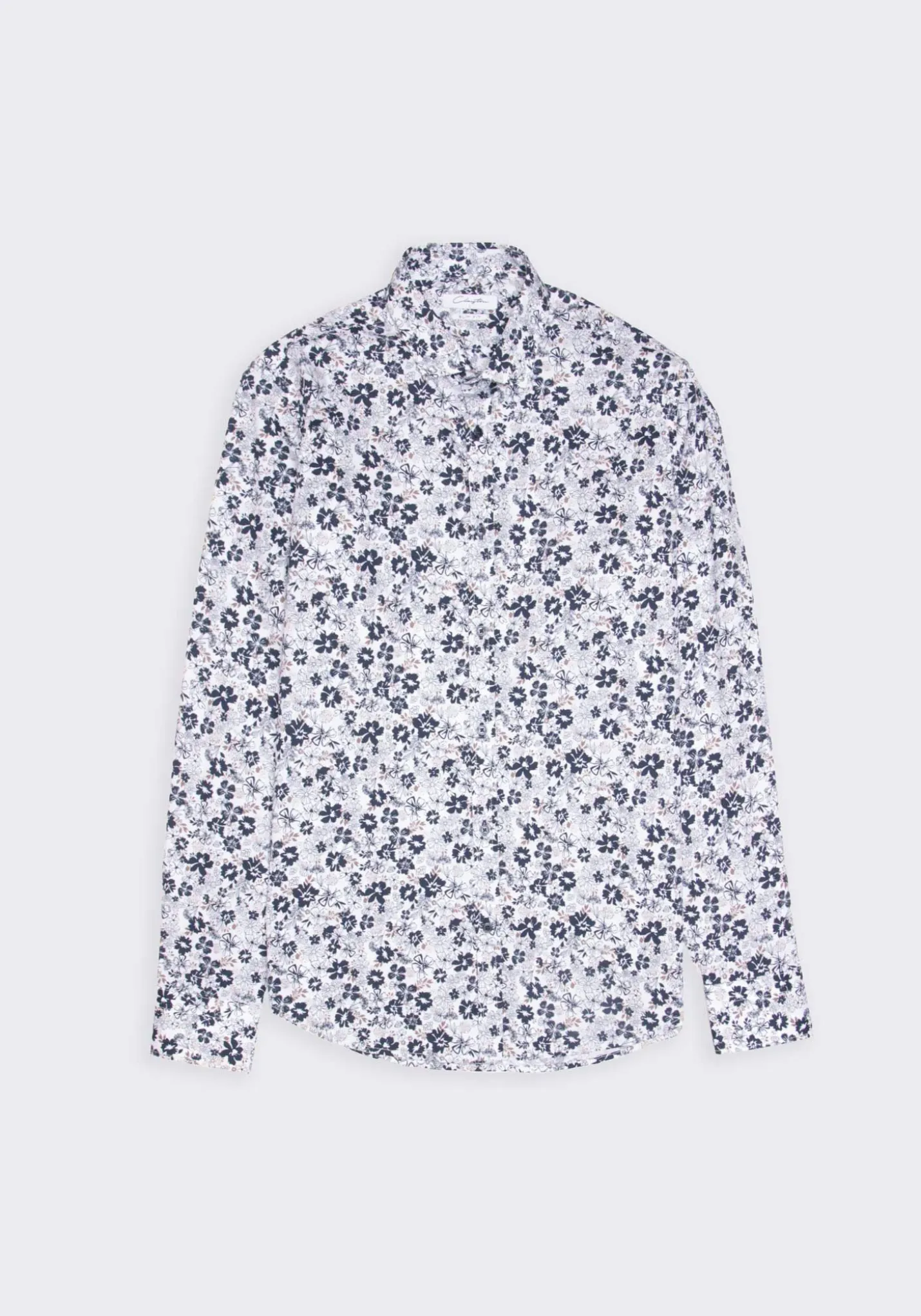 Camicia manica lunga con fantasia