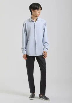 Camicia manica lunga con microfantasia