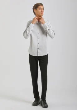 Camicia manica lunga in cotone