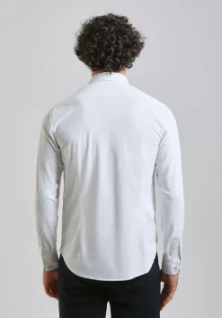 Camicia manica lunga tinta unita