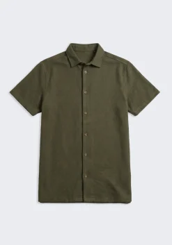 Camicia mezza manica misto cotone