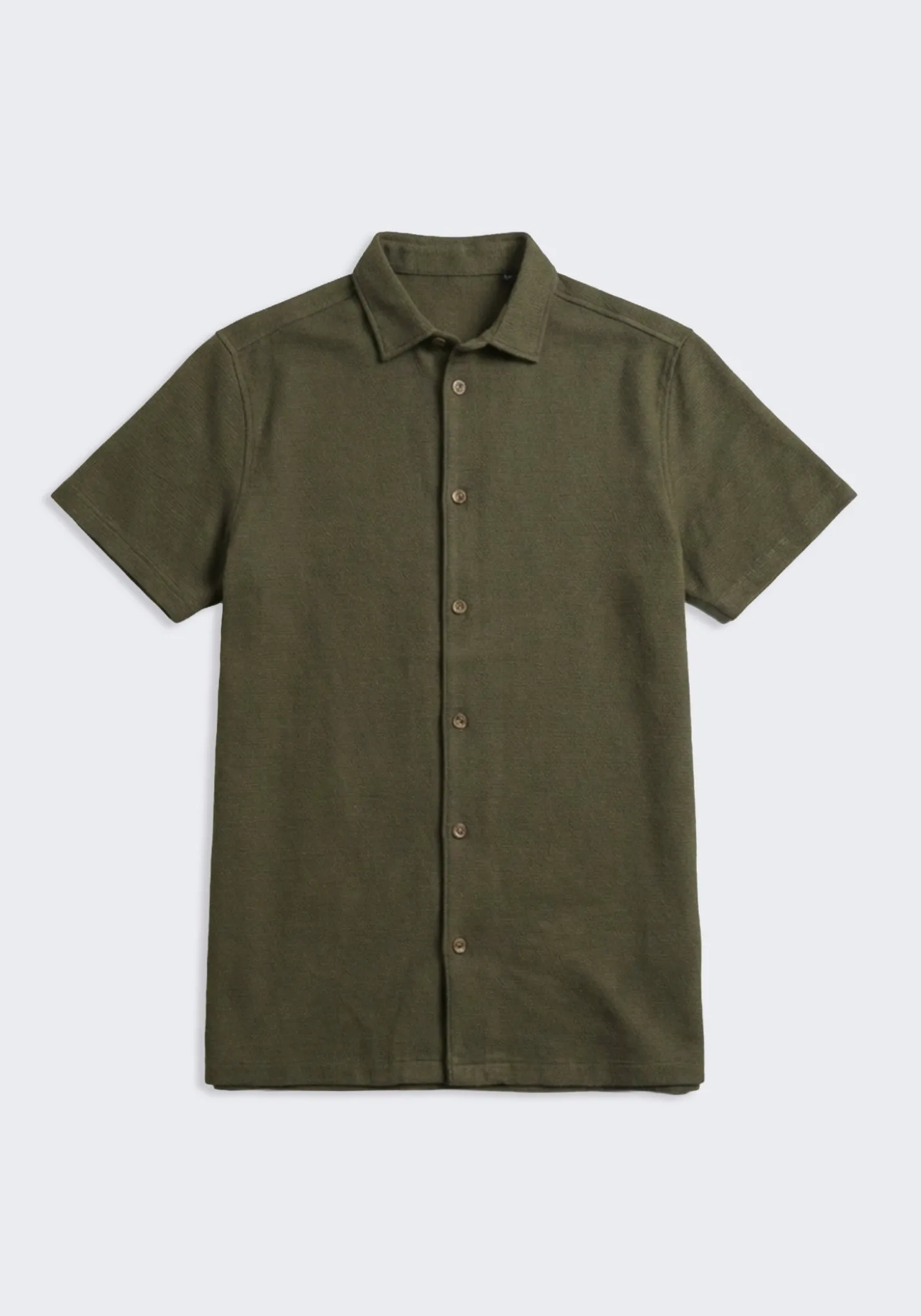 Camicia mezza manica misto cotone