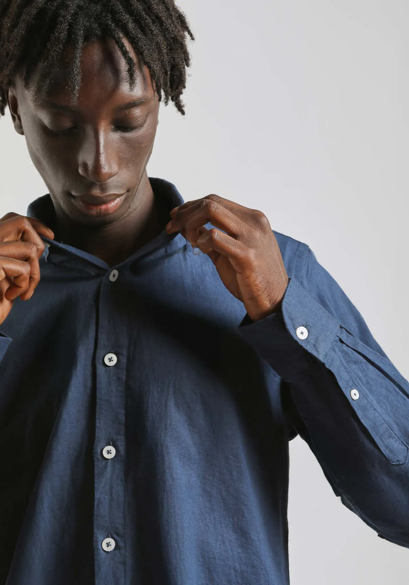 Camicia misto lino