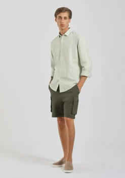 Camicia misto lino