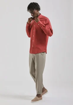 Camicia misto lino