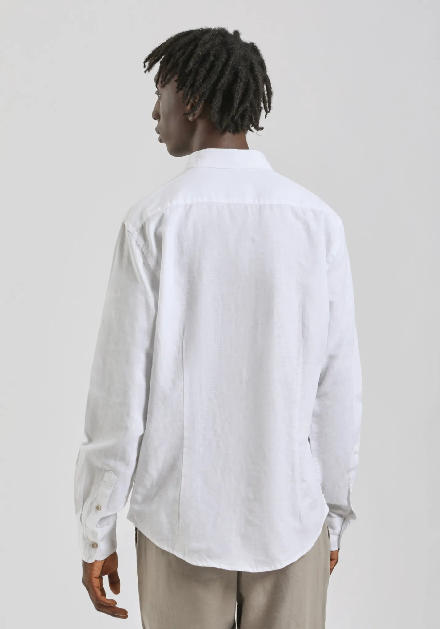 Camicia misto lino