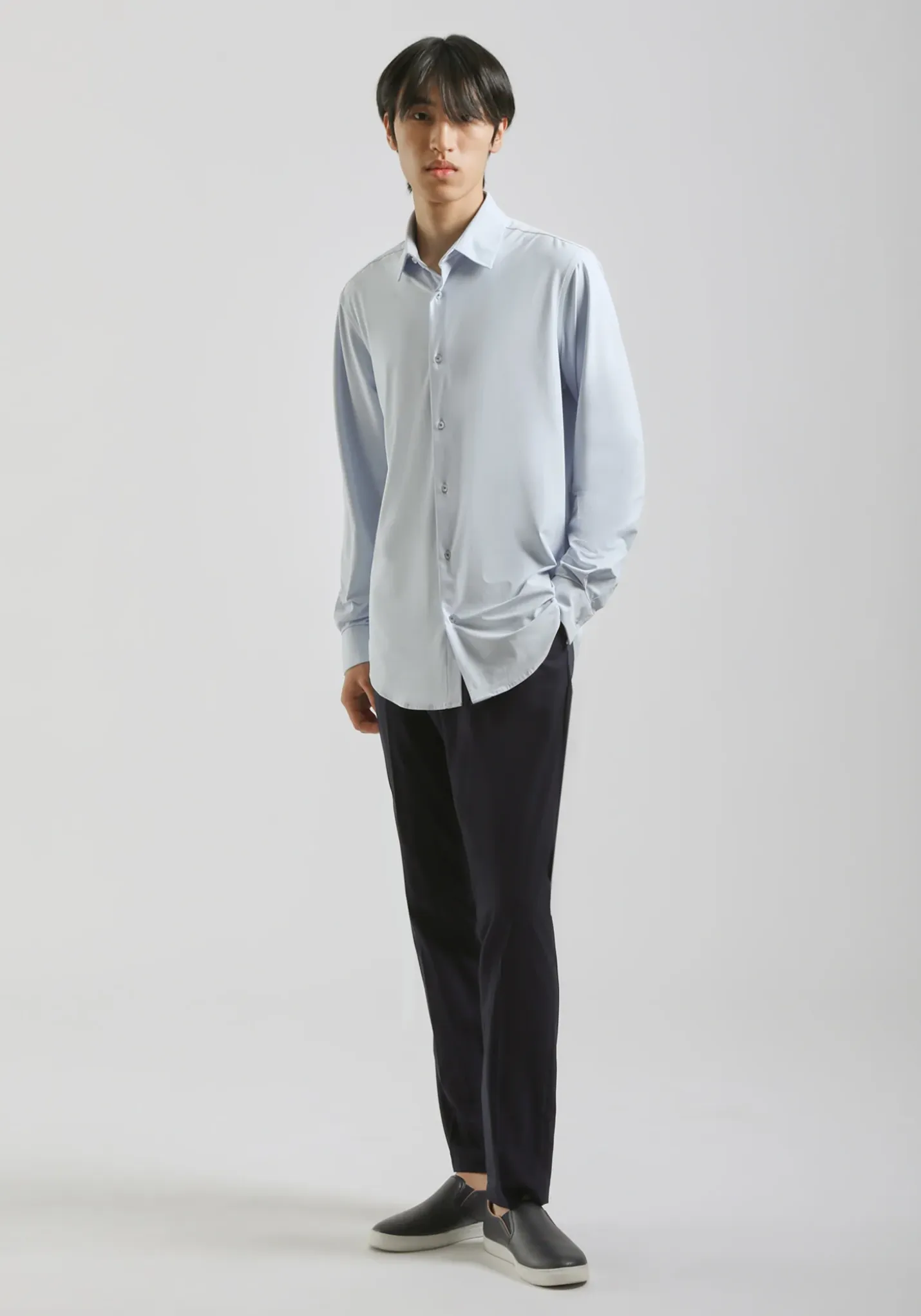 Camicia tinta unita