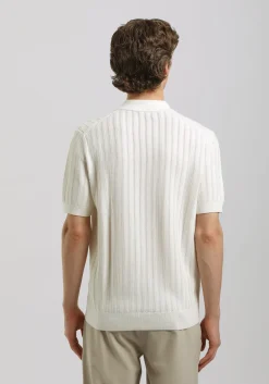 Cardigan polo in maglia