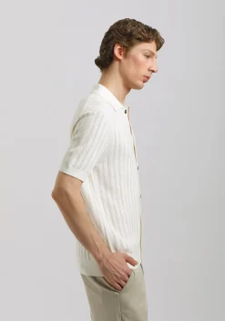 Cardigan polo in maglia