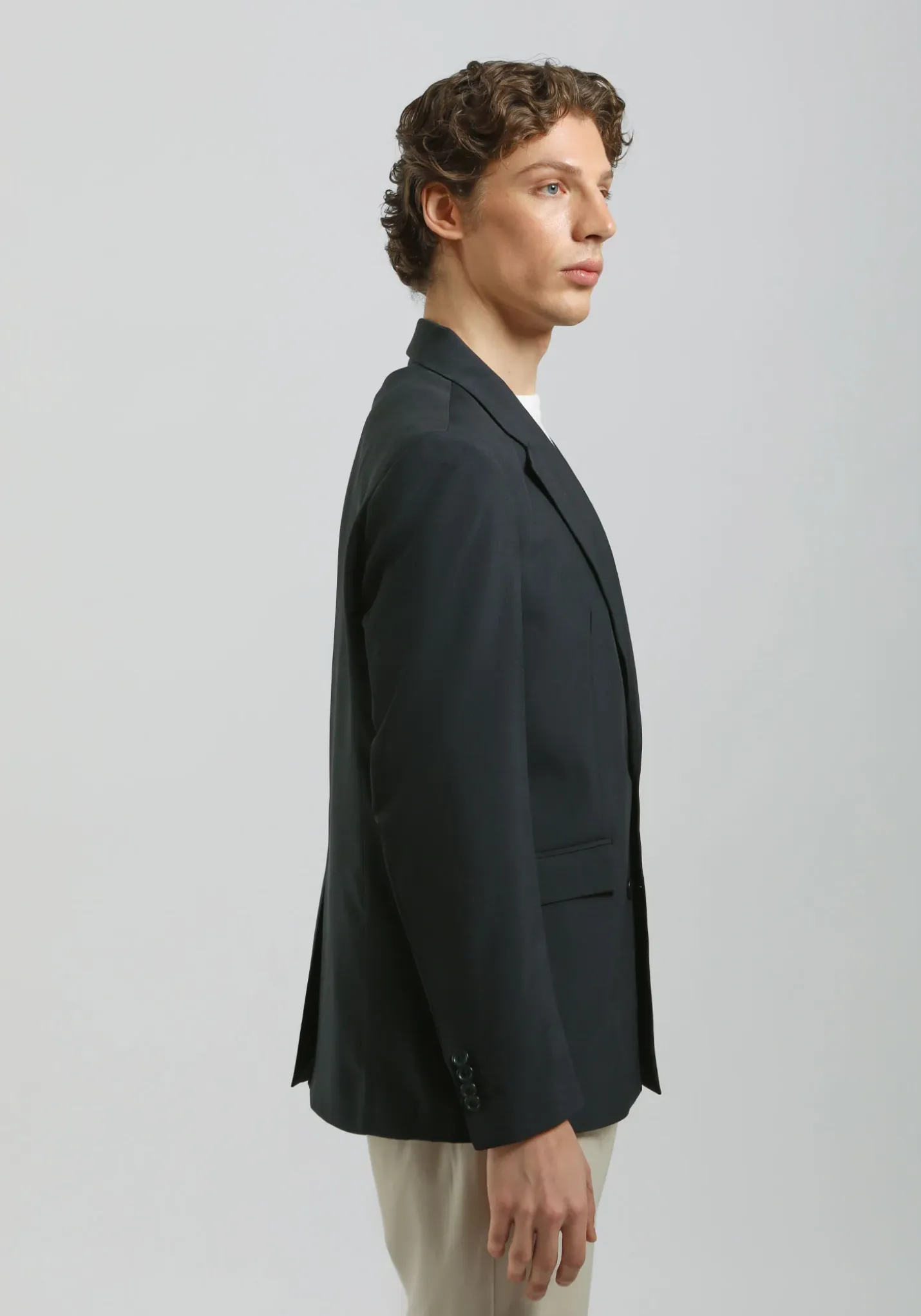 Giacca oversize tinta unita