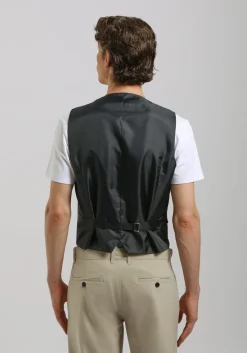 Gilet strutturato misto cotone