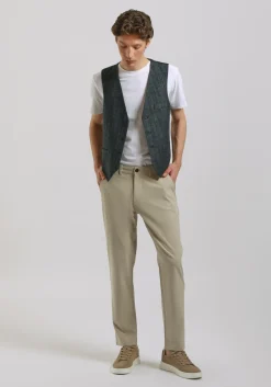 Gilet strutturato misto cotone