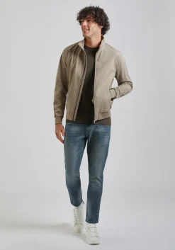 Giubbotto bomber in tessuto tecnico