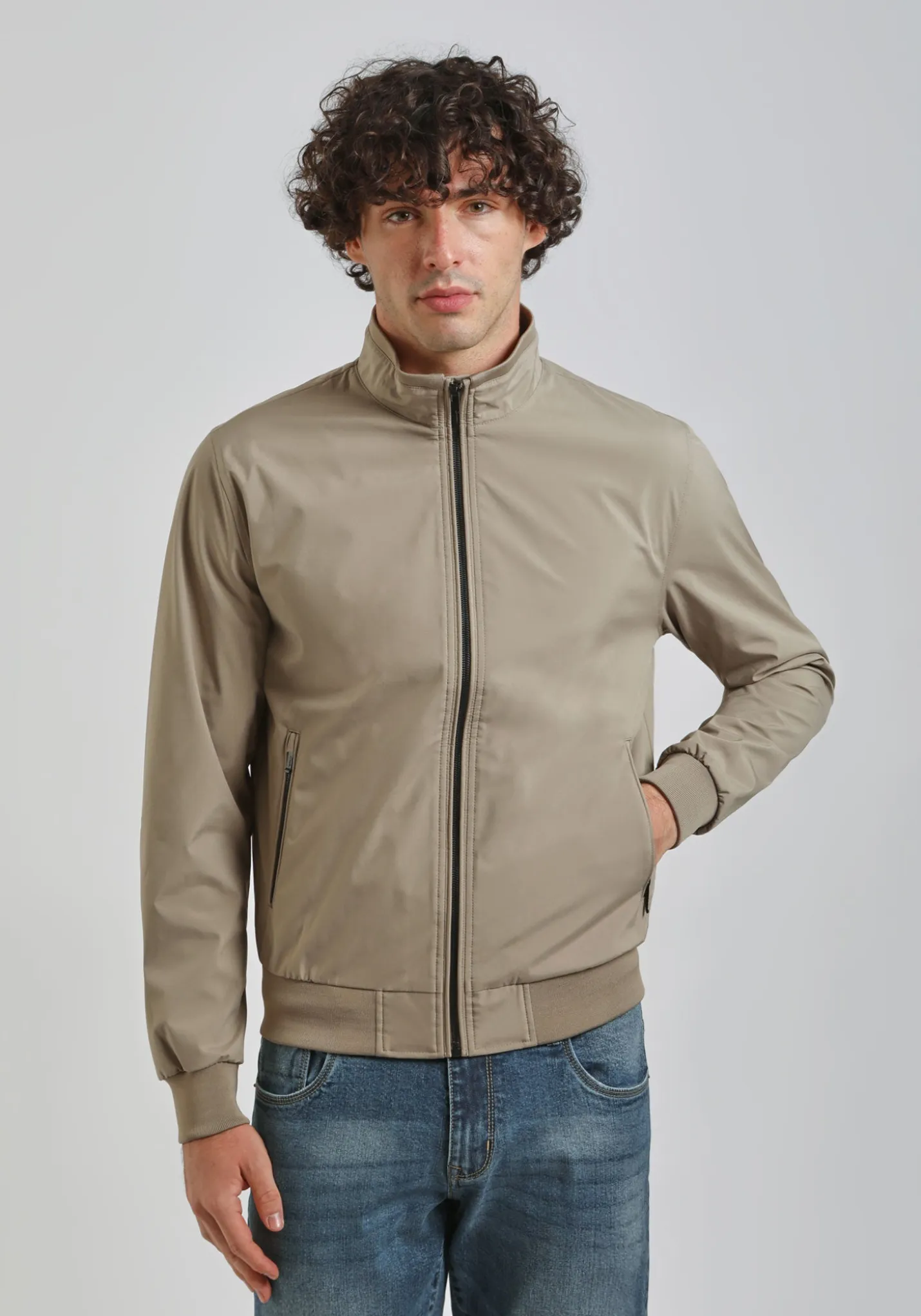 Giubbotto bomber in tessuto tecnico