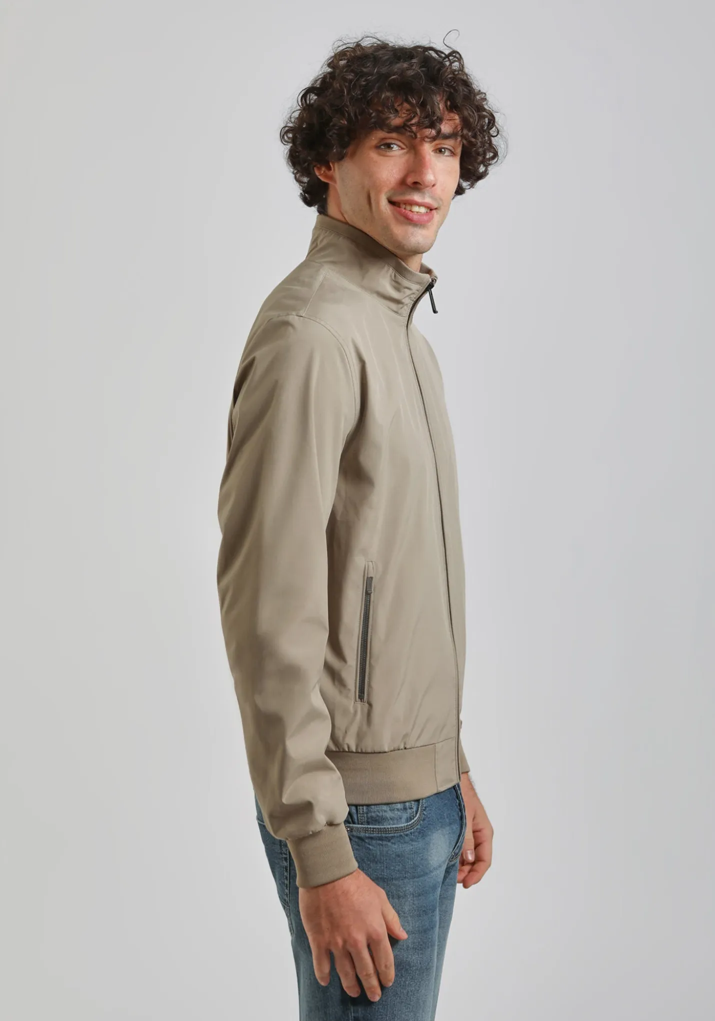 Giubbotto bomber in tessuto tecnico