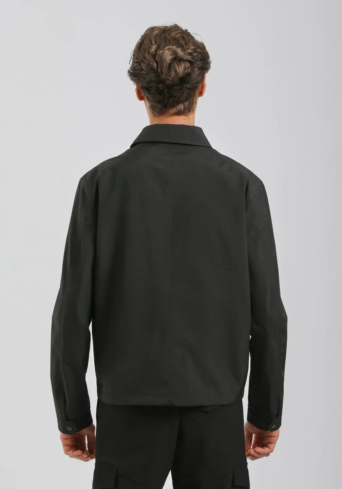 GIUBBOTTO COLLO CAMICIA IN TESSUTO TECNICO