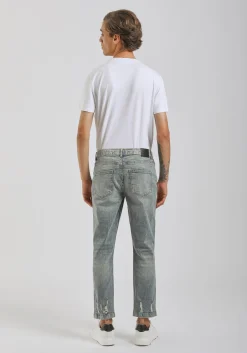 Jeans skinny fit con strappi