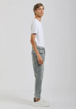 Jeans skinny fit con strappi