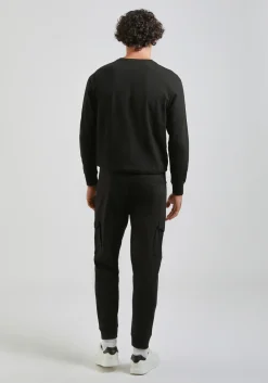 Jogger in felpa con tasconi