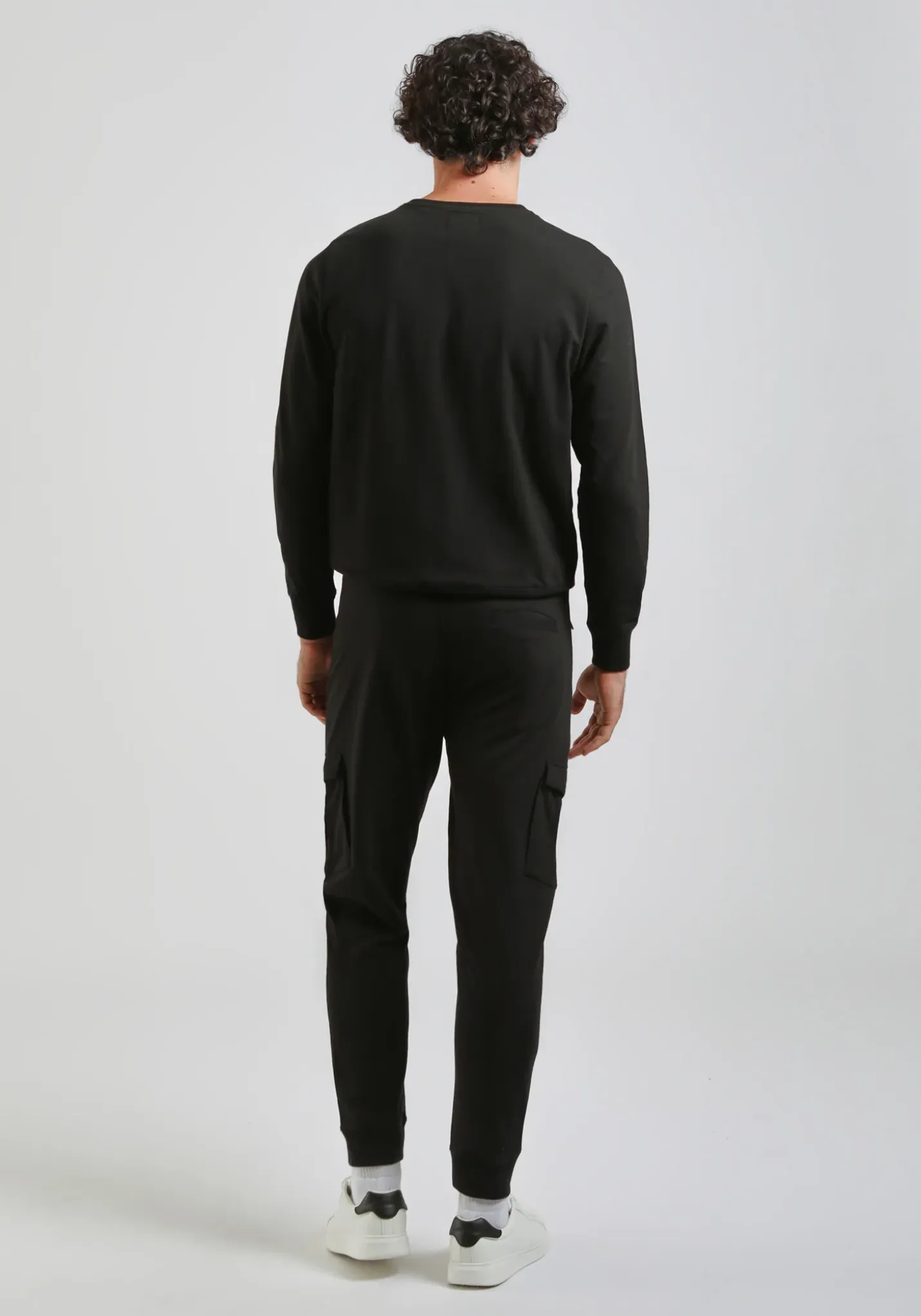 Jogger in felpa con tasconi