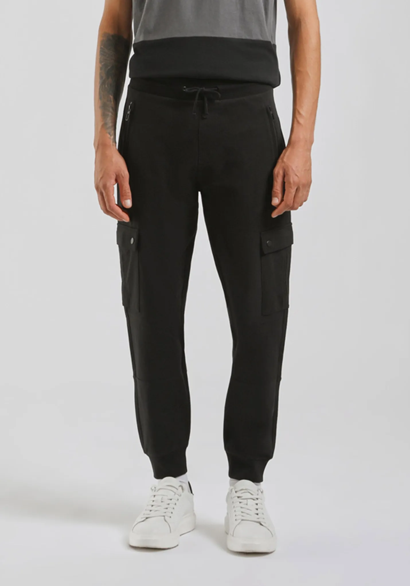Jogger in felpa con tasconi