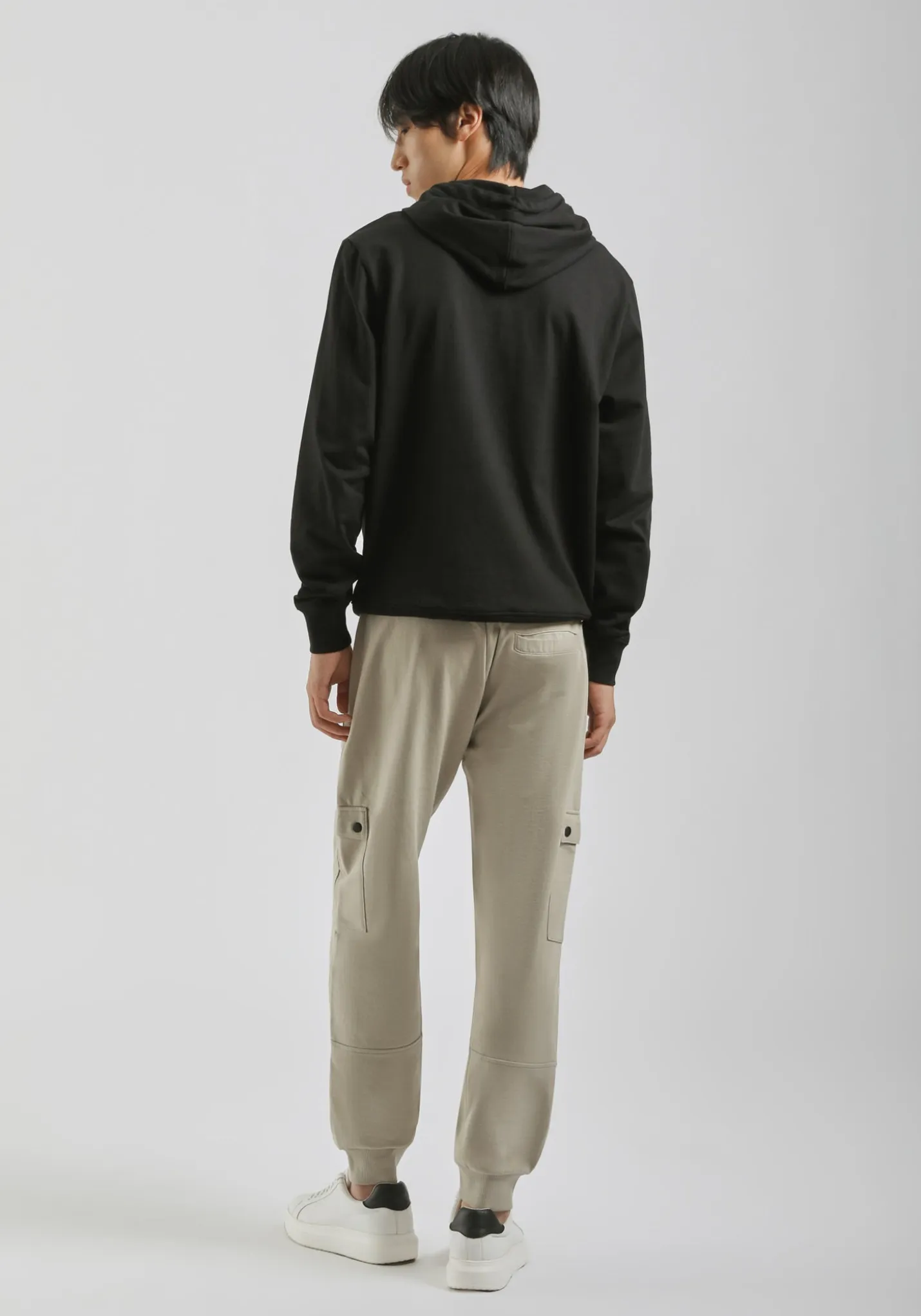 Jogger in felpa con tasconi