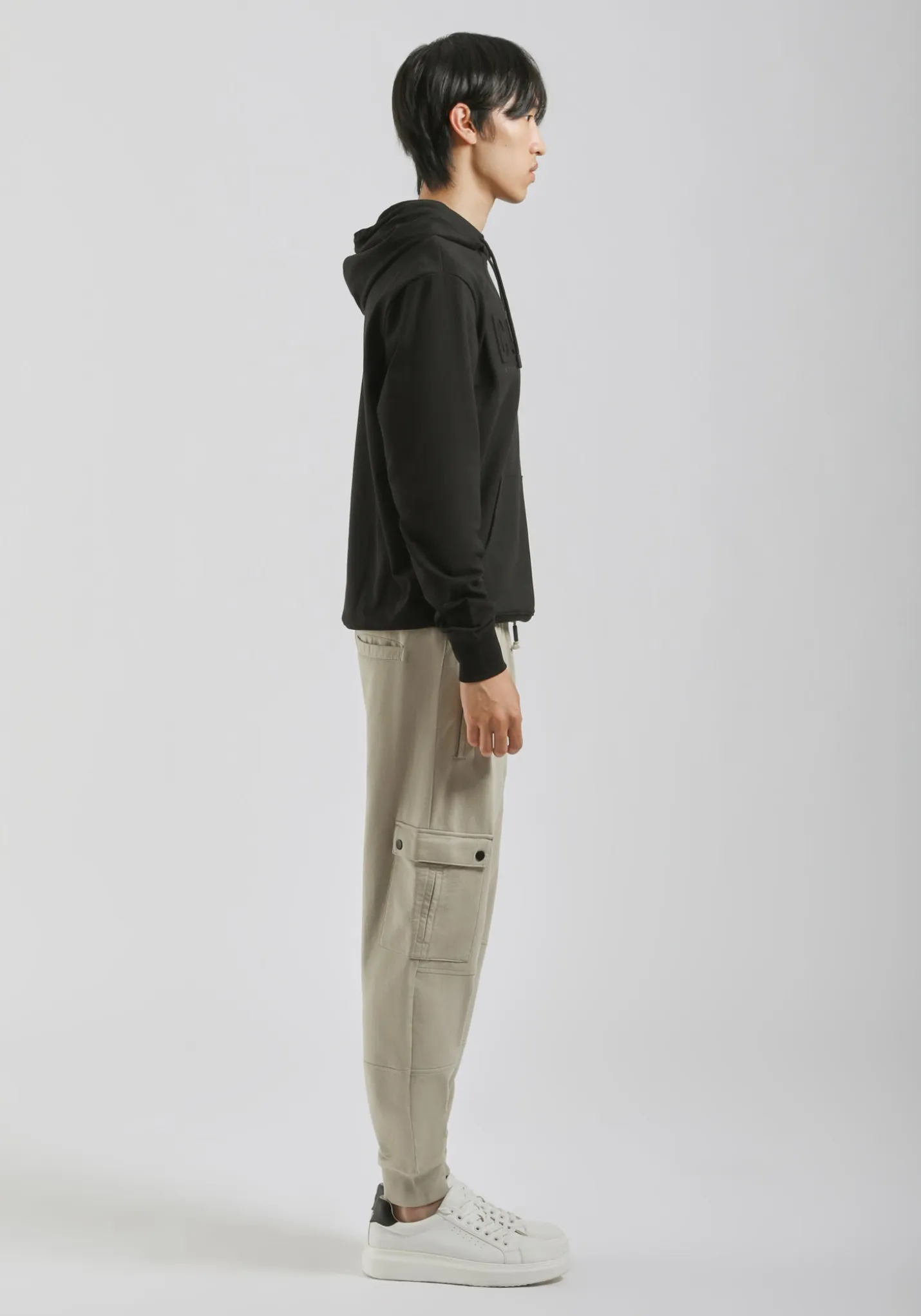 Jogger in felpa con tasconi