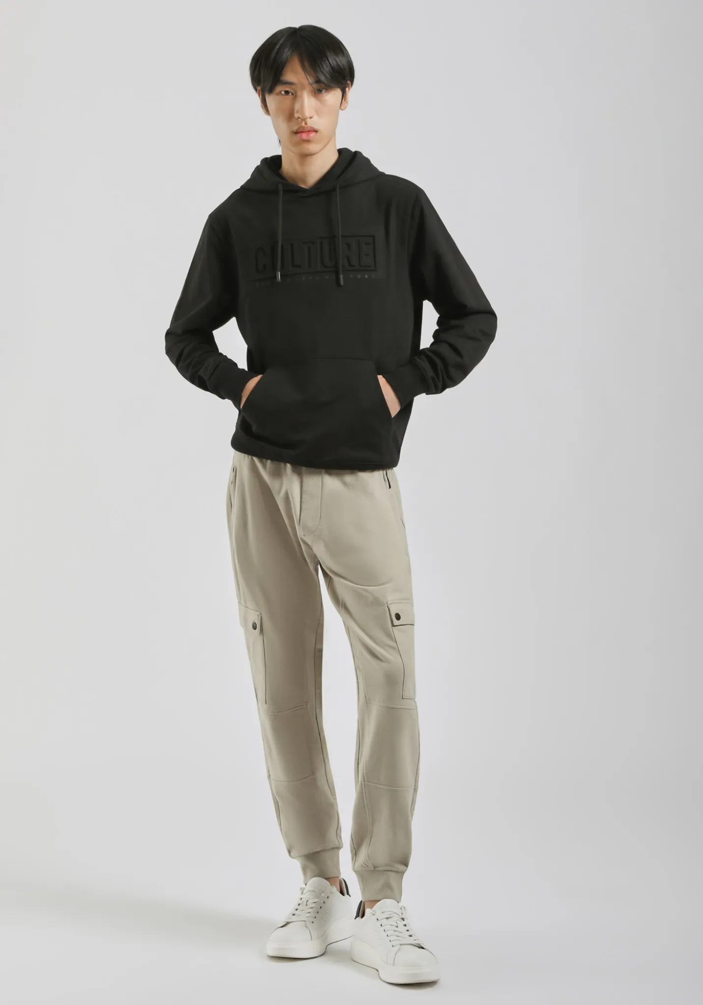 Jogger in felpa con tasconi