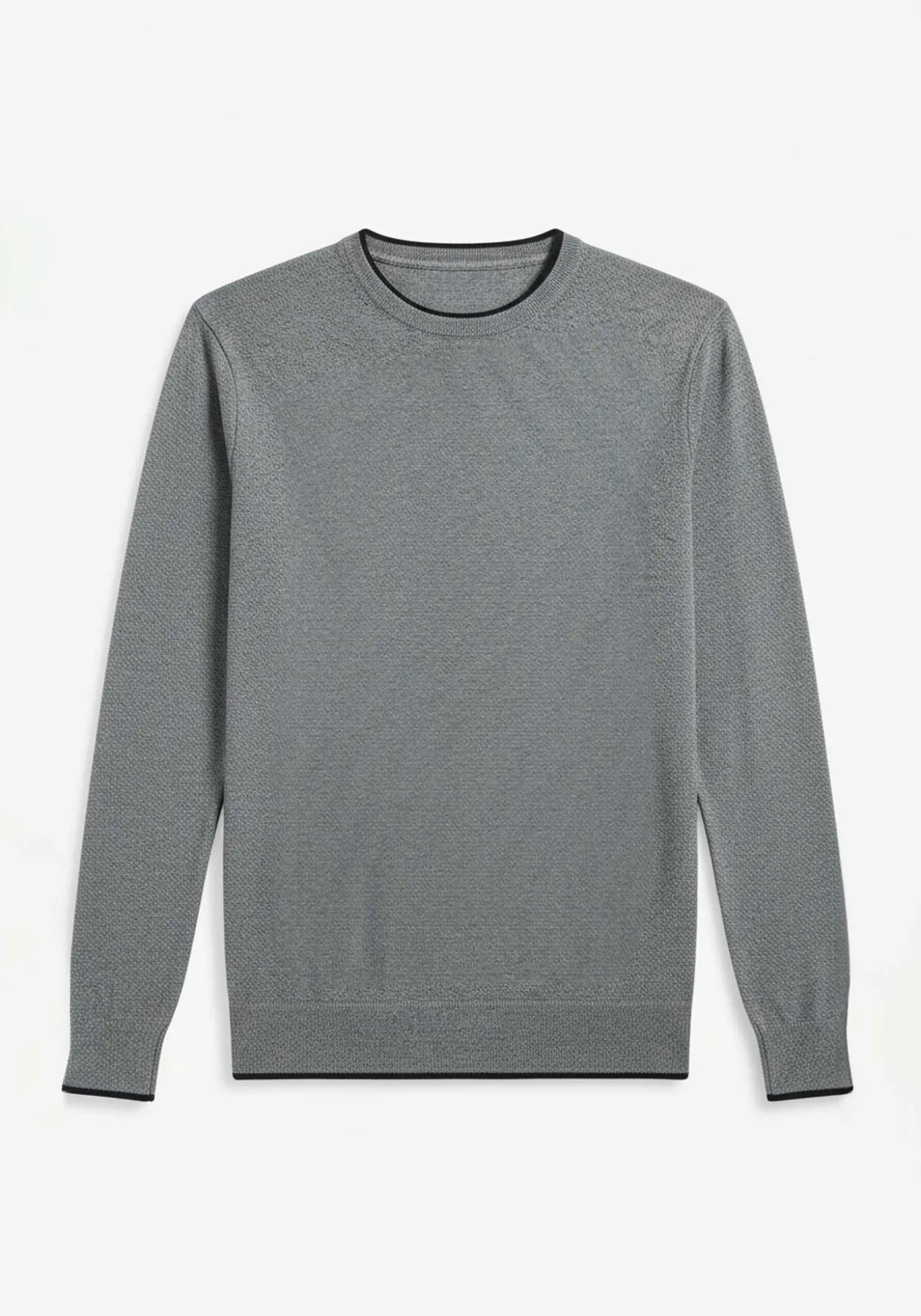Maglia girocollo doppio collo