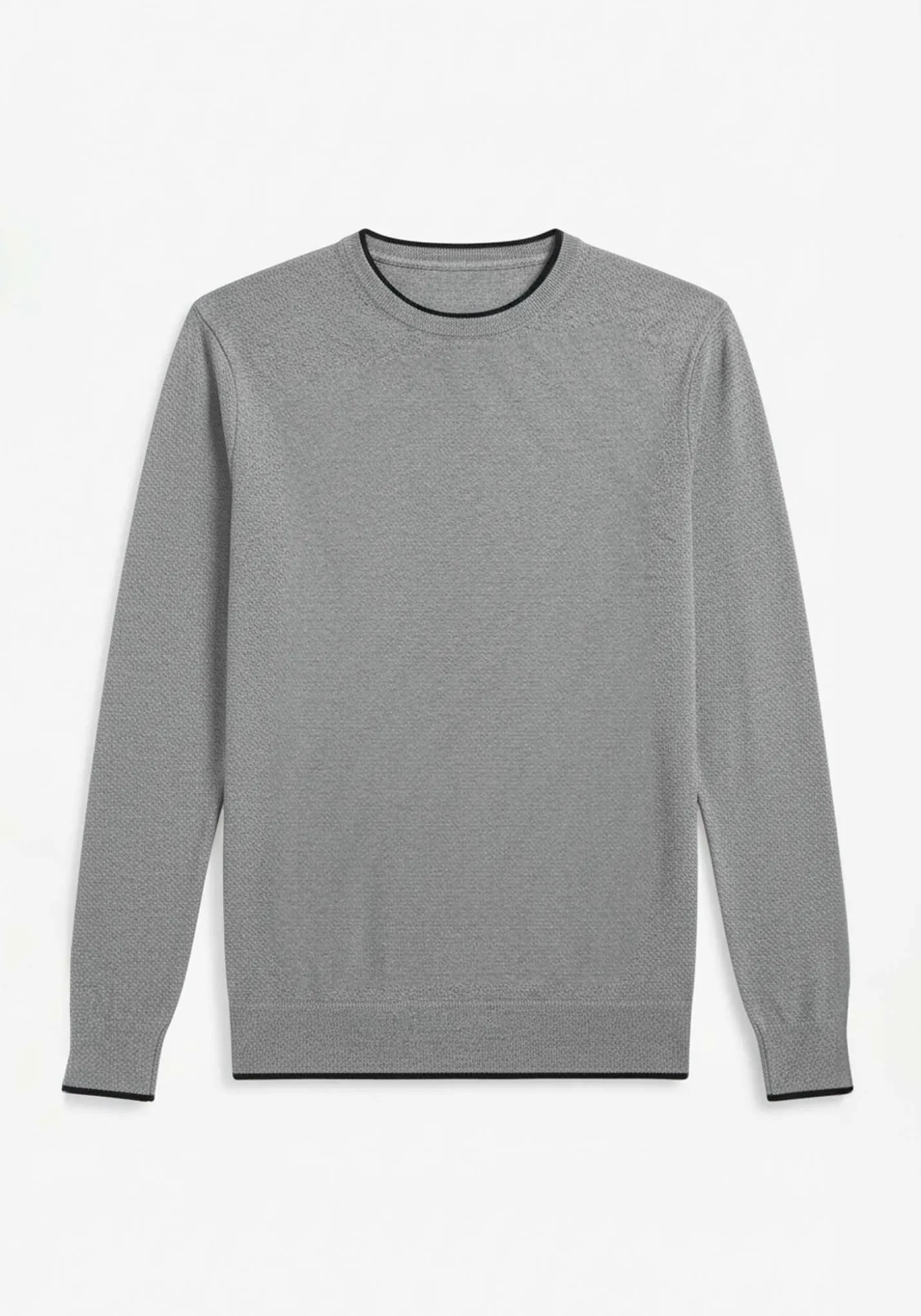Maglia girocollo doppio collo
