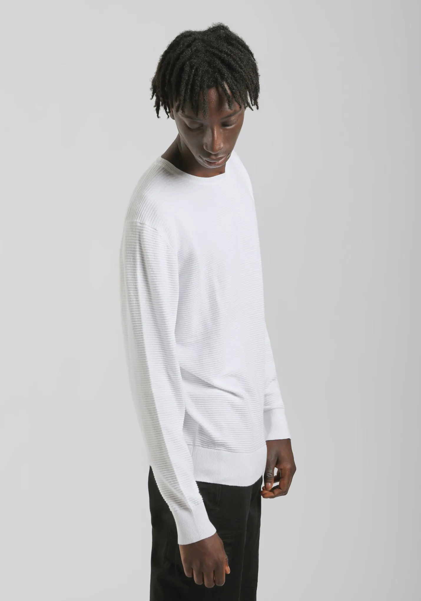 Maglia girocollo in cotone