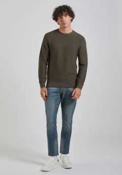 Maglia girocollo strutturato