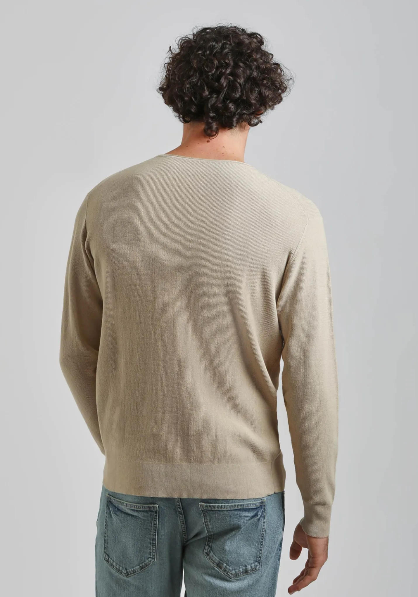 Maglia girocollo strutturato