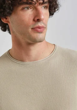 Maglia girocollo strutturato