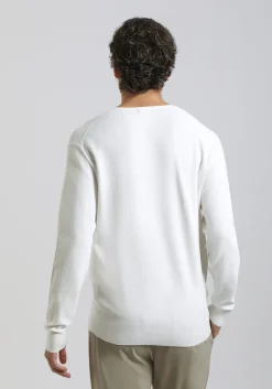 Maglia girocollo strutturato