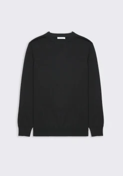 Maglia girocollo tinta unita
