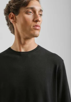 Maglia girocollo tinta unita